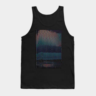 Lightning Glitch #2 - Contemporary Exclusive Modern Design Tank Top